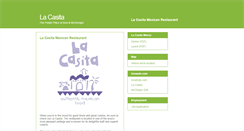 Desktop Screenshot of lacasita.ionaeats.com